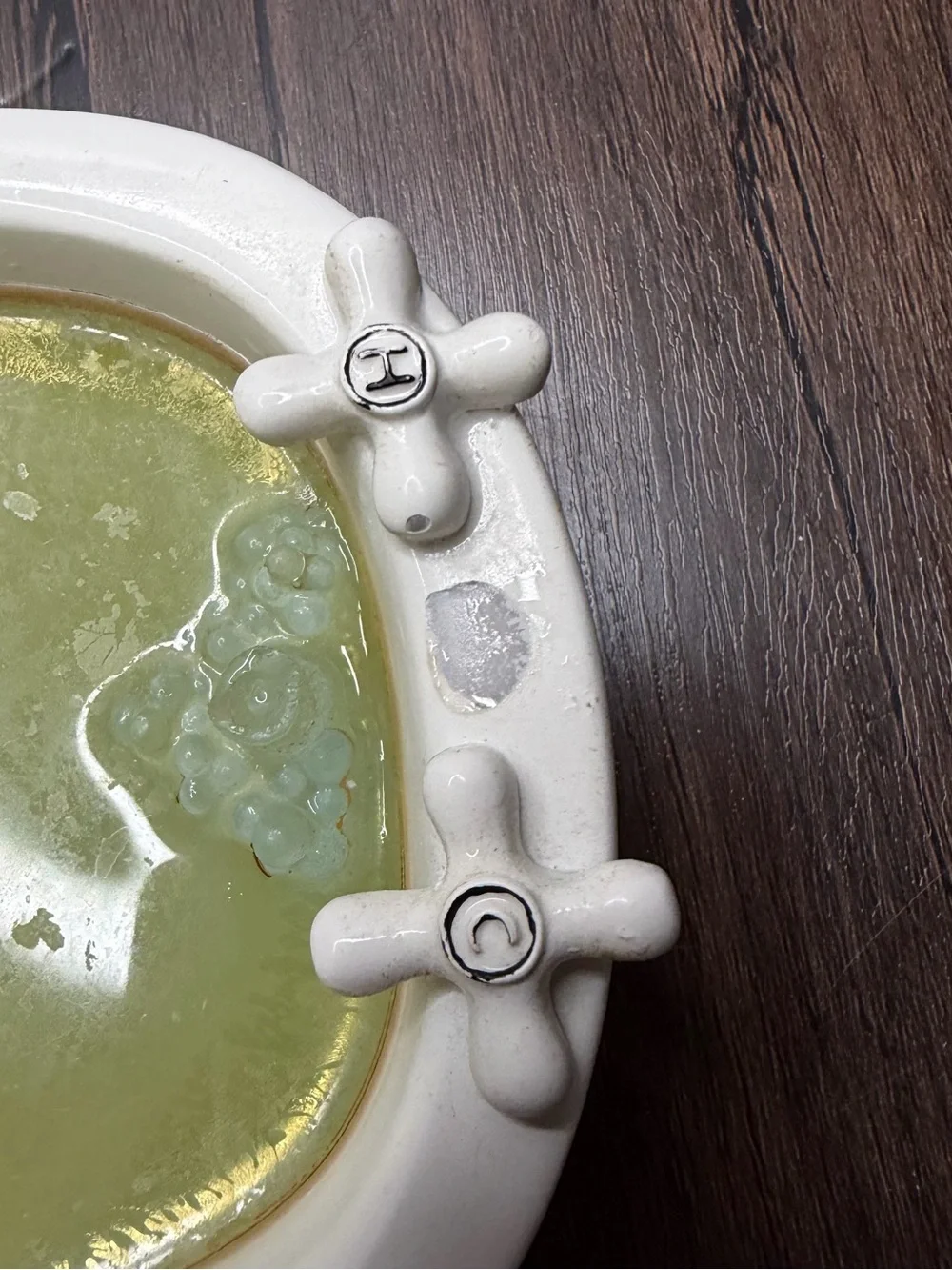 Rubber Duck soap dish White Bathtub whimsical